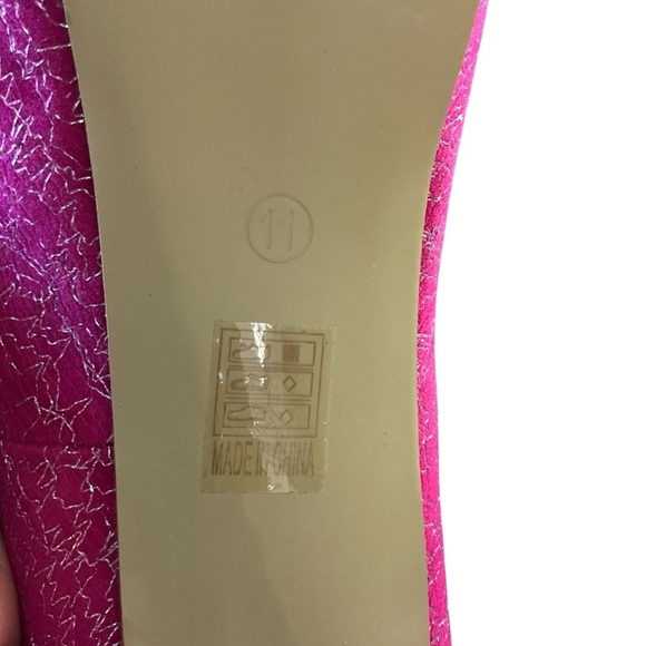 CR Collection Pink Silver and Gold Spiked Stiletto Heels - Picture 8 of 10